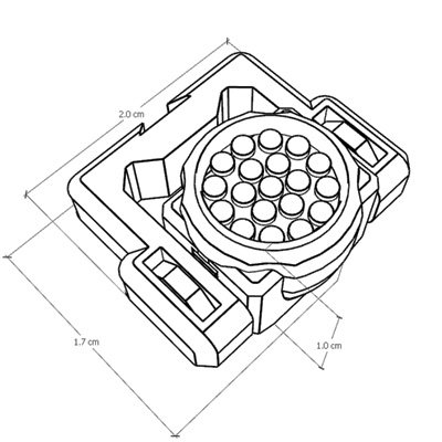 Led par light (splicied type) (15pcs / group)